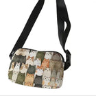 Riñonera Deportiva Ajustable Cat Family - Bolsa de Cintura para Correr