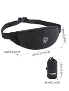 Riñonera de Cintura para Hombre - Bolso Bandolera Casual Premium