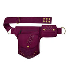 Riñonera Deportiva de Algodón Punk - Multifuncional Vintage con Correa Ajustable