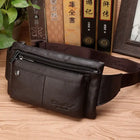 Riñonera de Cuero Vintage para Hombre - Bolso de Piel de Vestir Elegante