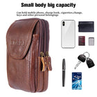 Riñonera Deportiva de Cuero para Hombre - Mini Bolsa de Cintura