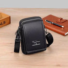 Riñonera Deportiva de Cuero para Hombre - Bolsa de Cintura Elegante