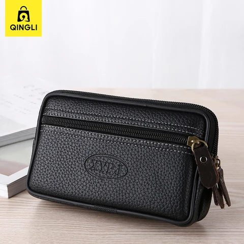 Riñonera Deportiva Grande: Bolso de Cintura Multifuncional con 3 Cremalleras