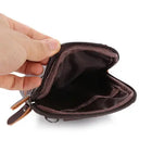 Riñonera Deportiva de Cuero Genuino para Hombre - Bolso Cruzado Pequeño