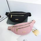 Riñonera Deportiva 3 en 1: Bolsa de Cintura Multifuncional con 3 Bolsillos para Mujer