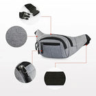 Riñonera Deportiva Impermeable Hombre Mujer - Bolsa Pechera Lona Resistente