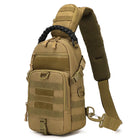 Riñonera Táctica para Hombre - Mochila Bandolera Sling MOLLE para Camping, Senderismo y Pesca