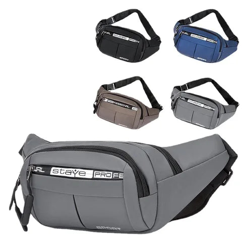 Riñonera Deportiva Impermeable Multifuncional - Gran Capacidad y Resistente a Salpicaduras