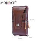 Riñonera Deportiva de Cuero Clásica - Bolso de Cintura para Hombre