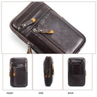 Riñonera Deportiva para Hombre - Bolsa de Cintura Multifuncional con Compartimento para Móvil
