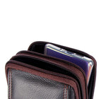 Riñonera Deportiva de Cuero para Hombre - Mini Bolsa de Cintura