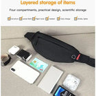 Riñonera Deportiva Hombre Multifuncional: Bolsa de Cintura, Pecho o Hombro