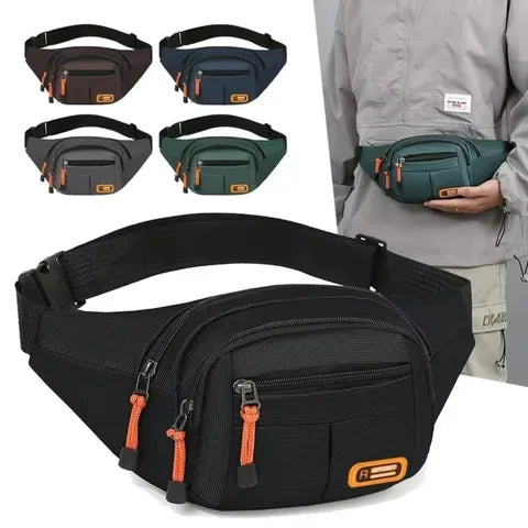 Riñonera Deportiva Impermeable de Gran Capacidad - Multifuncional para Hombre y Mujer