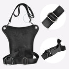 Riñonera de Cuero Vintage para Moto Mujer - Bolso Pierna Impermeable