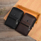 Riñonera Deportiva Multifuncional para Hombre - Bolsa de Cintura con Cremallera para Camping y Caza