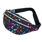Riñonera Grande Unisex de Lona - Bolso Bandolera Casual Espacioso