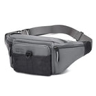 Riñonera Deportiva Hombre - Bolsa Táctica de Lona para Viaje, Senderismo y Camping
