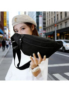 Riñonera Deportiva Grande: Bolsa de Cintura para Fitness, Viajes y Running