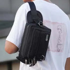 Riñonera Deportiva Grande - Ligera Bolsa Pecho Multifuncional Oxford