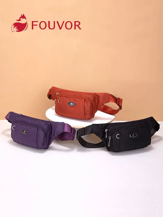 Riñonera de Cintura para Mujer - Nylon Bandolera Casual Mini
