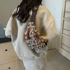 Riñonera Bohemia de Pana para Mujer - Bolso de Cintura, Cadera, Hombro y Cruzado
