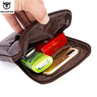 Riñonera de Cuero Genuino para Hombre - Bolsa de Cintura Pequeña
