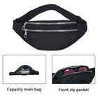 Riñonera Deportiva Impermeable, Bolsa para Teléfono, Moda Coreana, Gran Capacidad, Multifuncional Cruzada