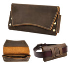Riñonera de Cuero para Hombre - Bolso de Piel de Vestir Premium