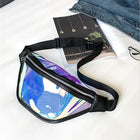 Riñonera Deportiva Impermeable Holográfica - Bolsa Transparente de PVC para Teléfono