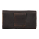 Riñonera Deportiva de Cuero Crazy Horse para Hombre - Compatible con Pantalla 6.9 Pulgadas