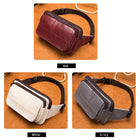 Riñonera de Cuero para Hombre - Bolso de Cintura de Viaje