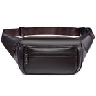Riñonera de Cuero para Hombre - Bolso Cinturón Retro, Elegante y Duradero