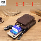 Riñonera Deportiva para Hombre - Bolsa de Cintura Pequeña de Cuero