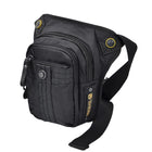 Riñonera Deportiva Impermeable Oxford para Hombre - Bolsa de Cadera y Pierna para Moto, Running y Viajes