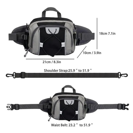 Riñonera Deportiva Unisex para Correr y Running - Ligera y Ajustable