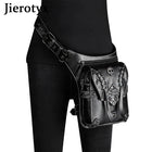 Riñonera Deportiva Punk de Cuero Vintage con Tachuelas - JIEROTYX