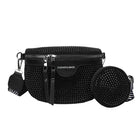 Riñonera Deportiva con Cristales - Bolso de Cintura Elegante y Funcional