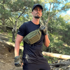 Riñonera Táctica Multifuncional para Hombre de Nylon - Bolso de Cintura Deportivo de Gran Capacidad