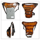 Riñonera Deportiva de Cuero para Hombre - Bolsa Sling Multifuncional para Viaje y Uso Diario