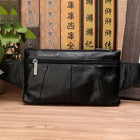 Riñonera de Cuero Vintage para Hombre - Bolso de Piel de Vestir Elegante
