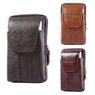 Riñonera Deportiva de Cuero Genuino para Hombre - Bolsa Banana Multifuncional