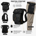 Riñonera de Pierna para Moto y Motoristas - Bolso Lateral Ajustable