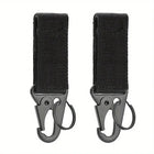Riñonera Táctica de Nylon con Clip Metálico y Llavero – Riñonera Deportiva para Senderismo y Caza