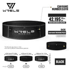 Поясная сумка WRELS черная полиэстер