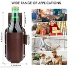 Riñonera Deportiva de Cuero con Portabotellas para Cerveza