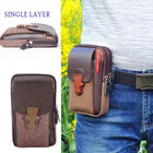 Riñonera Deportiva con Doble Cremallera para Hombre - Bolsa de Cintura Pequeña