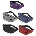 Riñonera Deportiva Impermeable de Lona - Bolsa Universal para Cintura