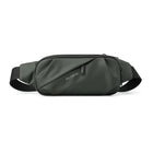 Riñonera Deportiva para Hombre de Nylon Impermeable Multiusos - Bolsa de Cintura, Pecho y Cadera