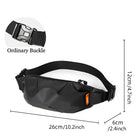 Riñonera Hombre Antirrobo - Bolso Bandolera Casual de Cintura