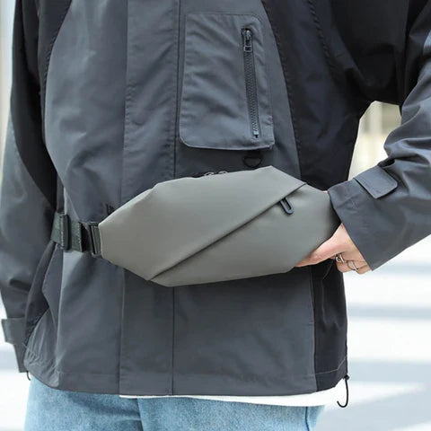 Riñonera Deportiva Impermeable Minimalista para Correr y Actividades al Aire Libre - Ajustable a Cintura o Hombro